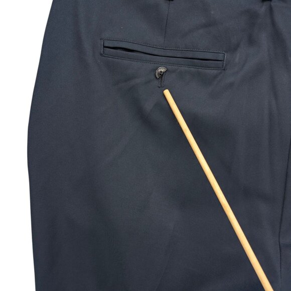 Greg Norman Chino Golf Pants Mens Navy Blue Flat Front Straight Leg Size 40x30 - Picture 12 of 12